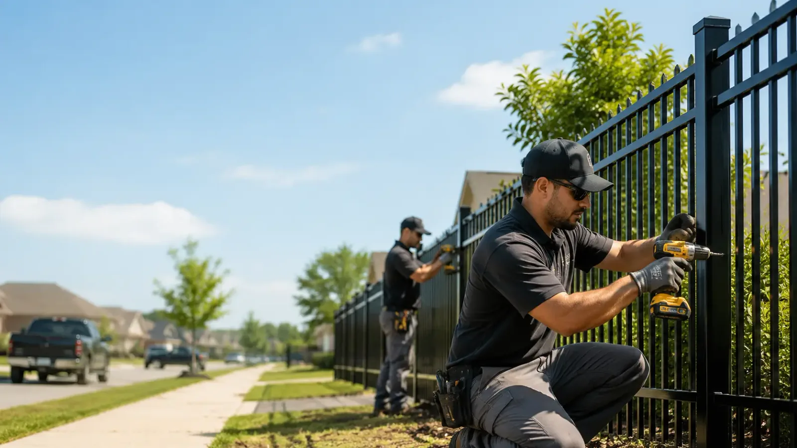 Metal Fence Installation in Roseland, VA